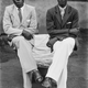 A portrait of two men from the Ideal Life Photo Studio in Benin City.